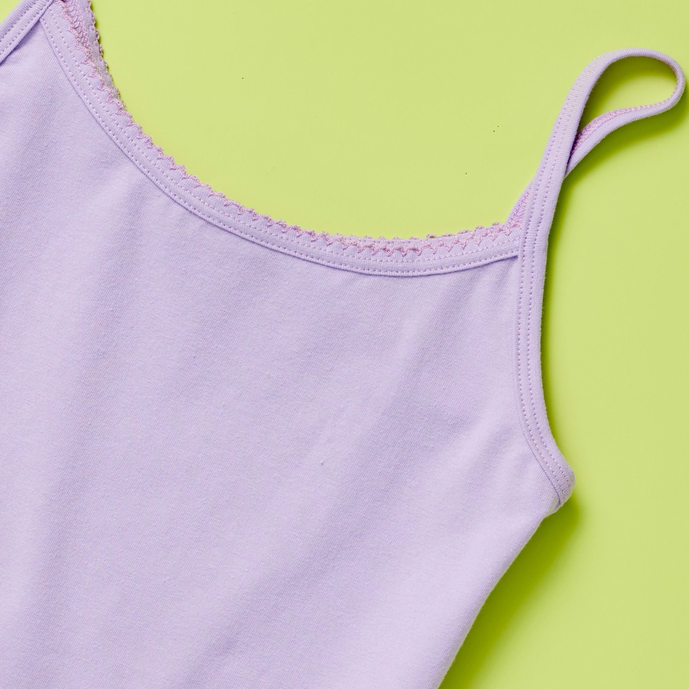 Close up of Yellowberry Jane Camisole in purple