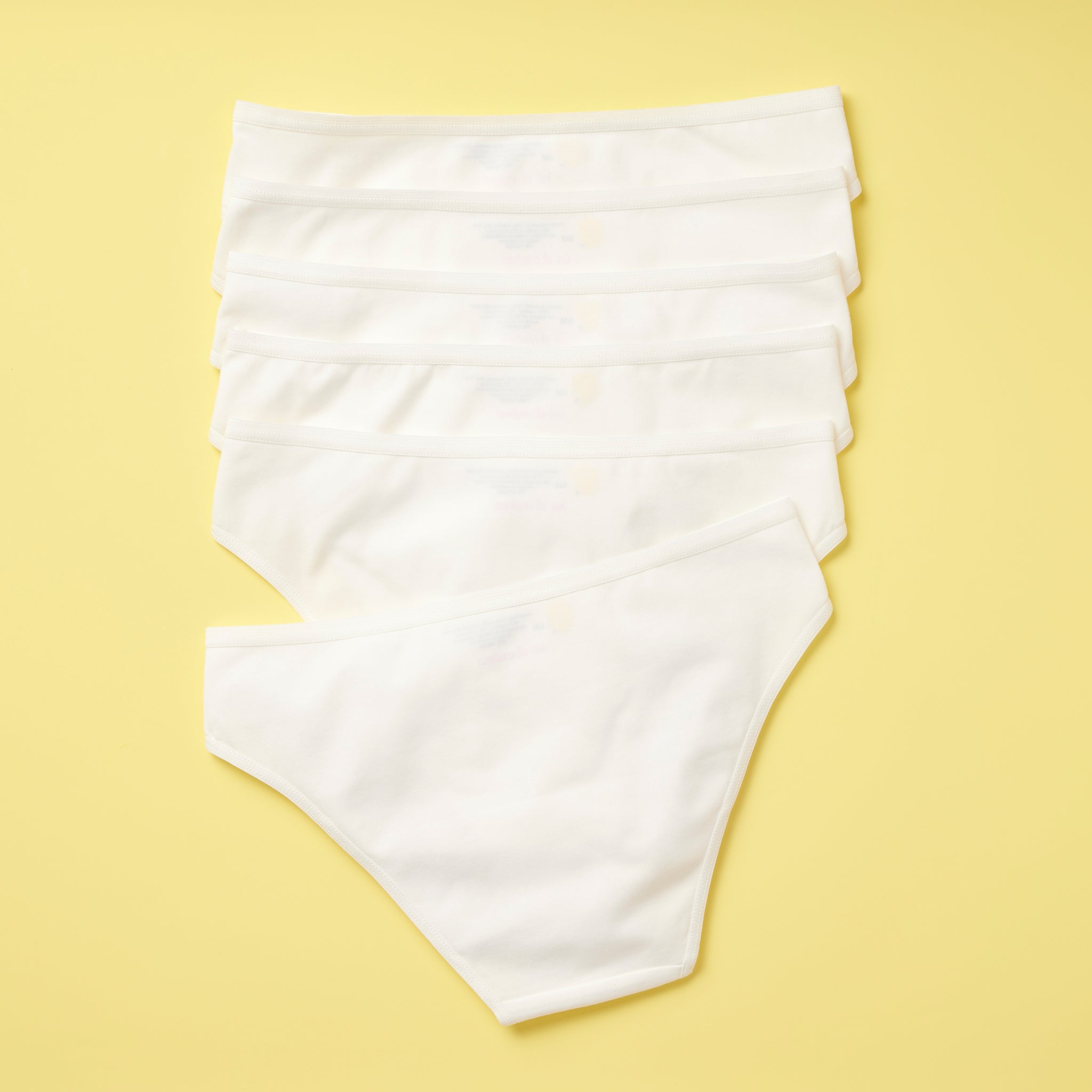 Simple Pima Cotton Underwear Bundle of Six - Yellowberry