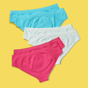Set of seamless underwear for every day Pink. Anabel Arto.