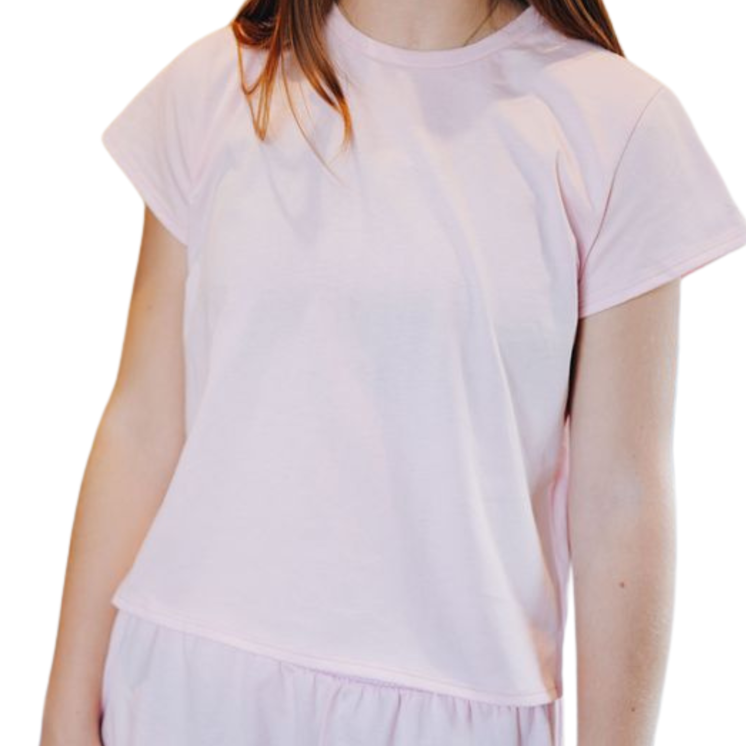 Made in California with 100% organic cotton Breeze Short Sleeve Tee showcases the quality and softness that define us. Colors were chosen with great care to create a look that feels both effortless and unique. Crafted in small batches by a family-owned US factory, each piece reflects fine craftsmanship with an attention to detail that makes it truly special. Designed to coordinate or as stand-alone products, Bloom with bloom Bliss Short, made in the USA