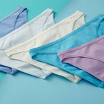 Yellowberry is a brand committed to empowering girls, so whether you're looking to refresh your daughter's underwear drawer or searching for the perfect gift, you can trust the Premium Pima Cotton Classic Petal Bikini Underwear Bundle is sure to delight and impress. Detail Multi on turquoise