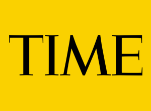 TIME Magazine Logo. Featured the Yellowberry Company and Megan Grassell. TIME Magazin's Most Influential Teens.
