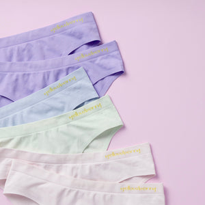 Yellowberry® Girls' Best 6PK High Quality Pima Cotton Underwear Bikini  Hipster Brief 