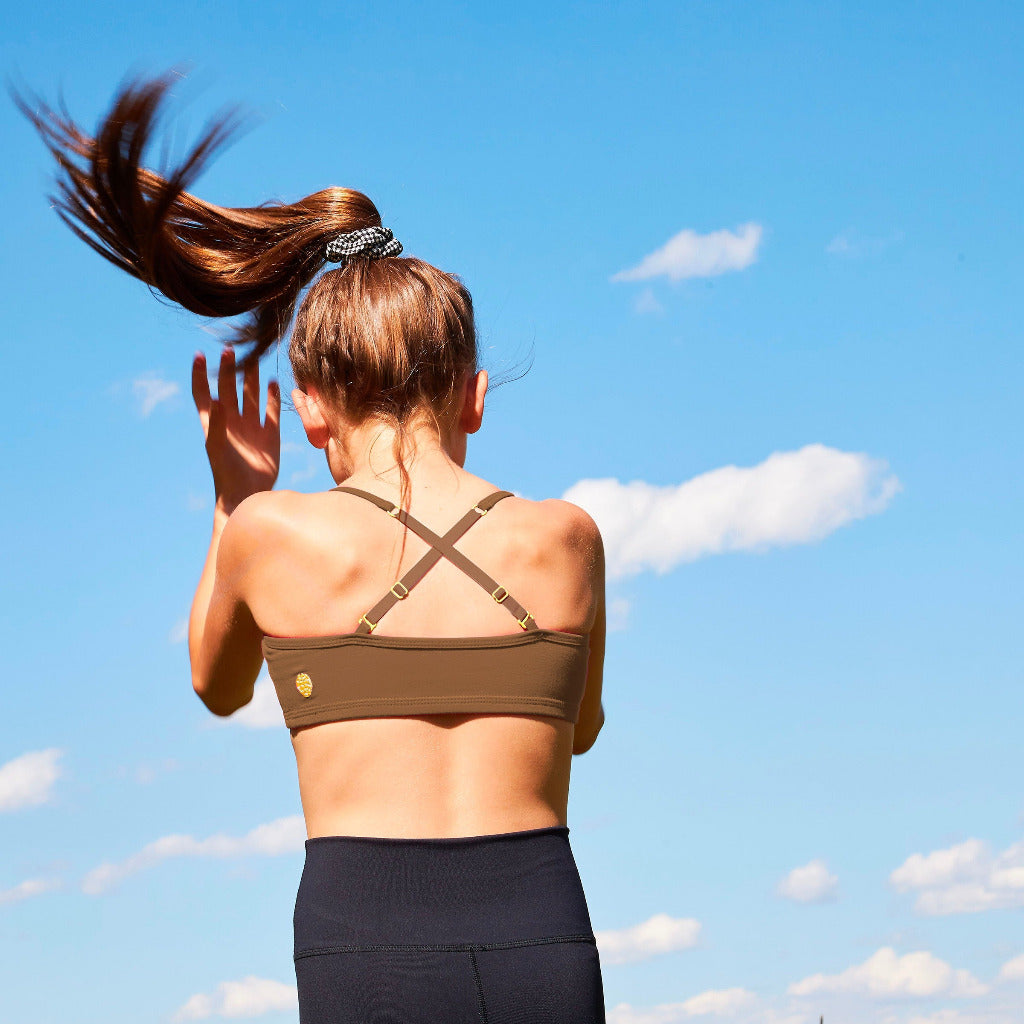 The Absolute Best First Bra Ever Made. The Ladybug is our #1 best-selling bra for a reason. Built with a thicker, double layered cotton fabric, it ensures full coverage and support. All natural fabrics, incredibly soft. Anti microbial. Everyday bra for girls, tweens, and teens. Cotton fabric. The best training bra.