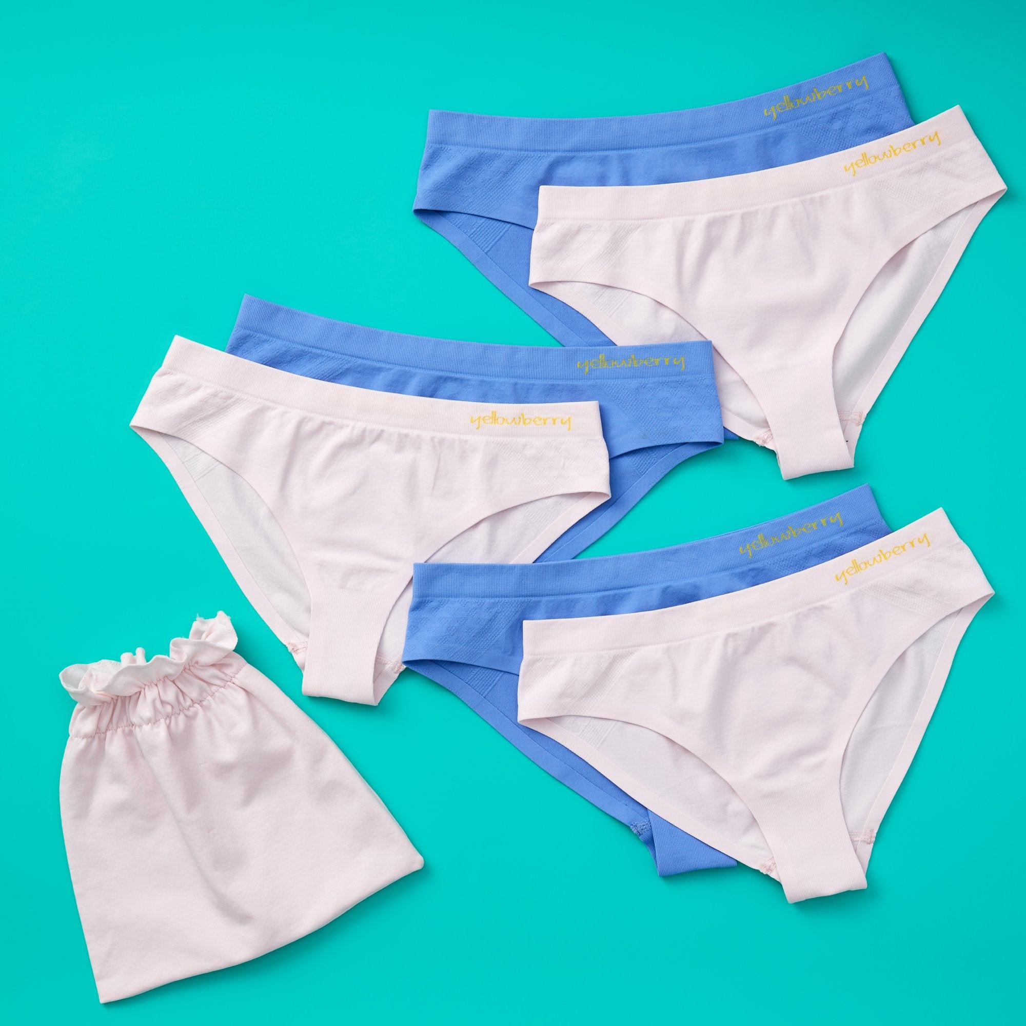  Yellowberry Simple Cotton Bikini Underwear Bundle 6PK