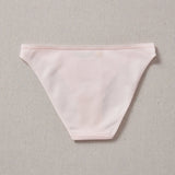 Yellowberry Petal Underwear are the epitome of comfort, style, and quality for your daughter's everyday wear. Crafted with meticulous attention to detail, these undies offer an impeccable fit and superior construction that will keep her feeling confident and comfortable all day long. Bubblegum pink back on natural linen