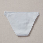 Yellowberry Petal Underwear are the epitome of comfort, style, and quality for your daughter's everyday wear. Crafted with meticulous attention to detail, these undies offer an impeccable fit and superior construction that will keep her feeling confident and comfortable all day long. Raindrop Light Blue back on natural linen