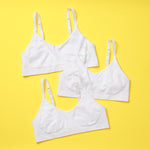 Yellowberry Seamless Bras for everyday, all all-day wear. A great bra for these girls. Super comfsoft, easy, comfortable support and made with Nilit fibers to ensure the highest quality standard.