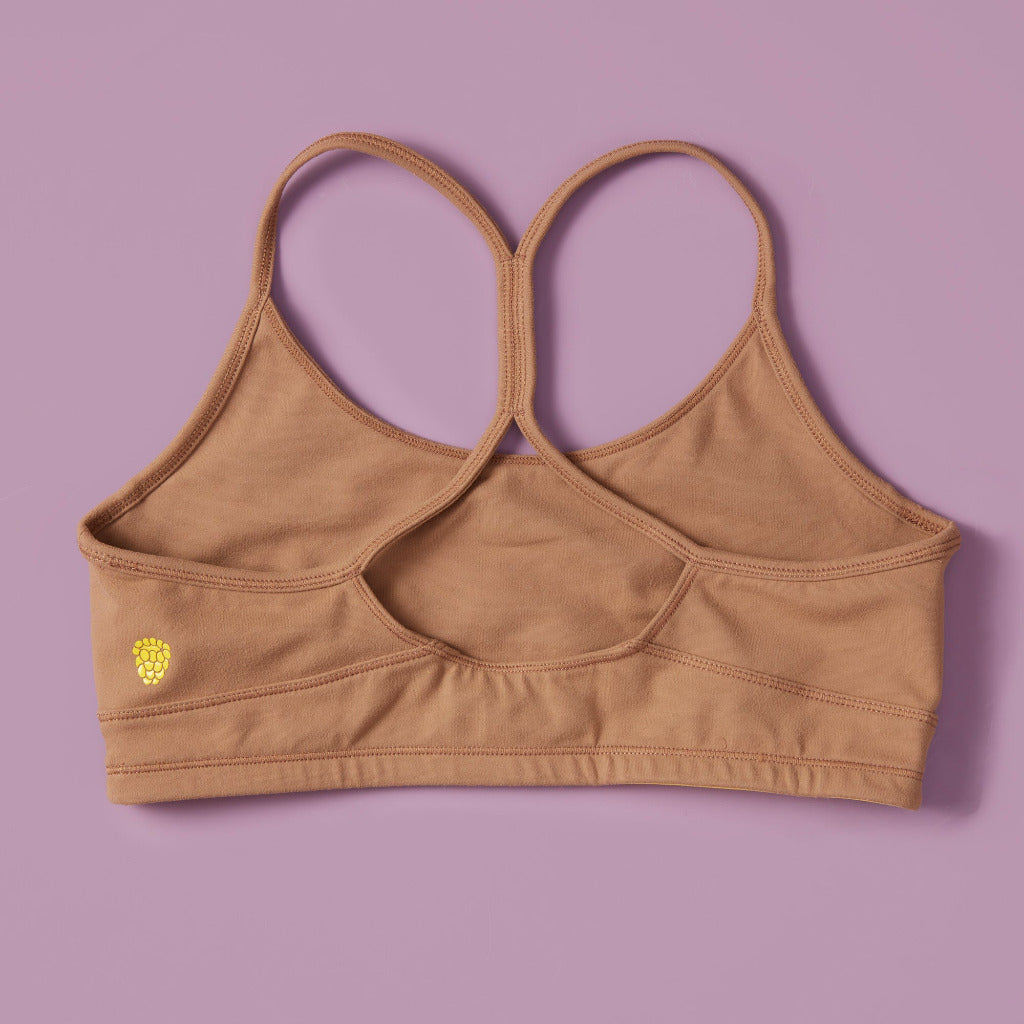 Super Soft Strappy Back Bra Color Theory - Cheerful Yellow