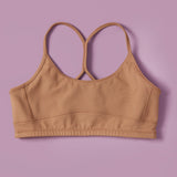 High-quality, all-natural, antimicrobial high to medium support sports bra for girls. A Great training bra too. Created by a female founded, female owned company.