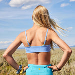 Yellowberry Pipit First Training Bra. Super soft, all-natural cotton bra for girls. Best first bra. Made with antimicrobial, cotton, double-layered fabric. Offers full coverage for developing girls. Designed for girls and daughters with sensitive skin. High-quality materials, machine wash, and dry. Best training bra for active girls, tweens, and teens.